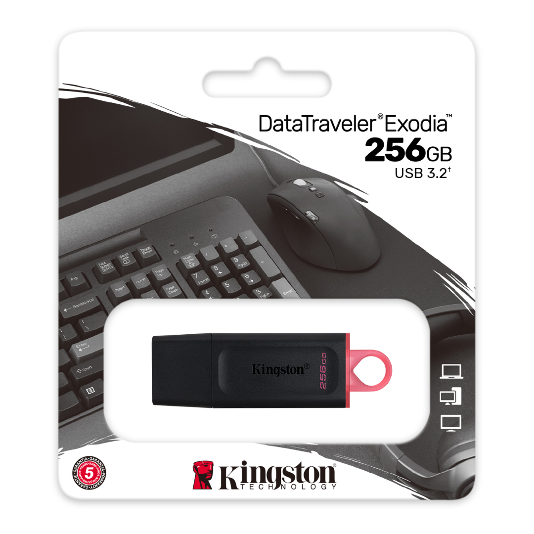 Kingston DataTraveler Exodia - Unidad Flash USB, 256GB