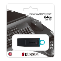 Kingston DataTraveler Exodia - Unidad Flash USB, 64GB