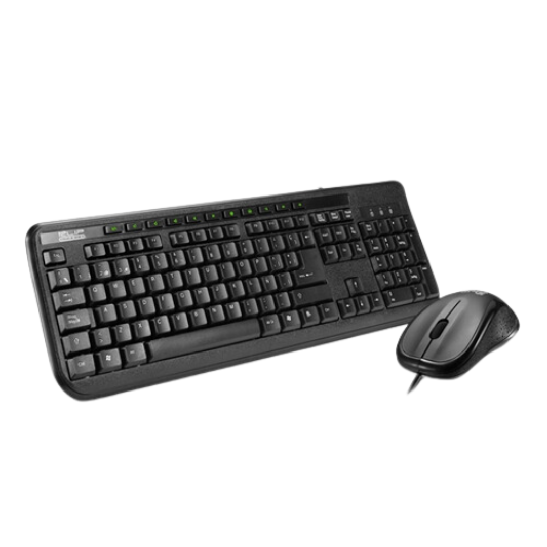 Klip Xtreme KCK-251S Deskmate - Juego de Teclado y Ratón - USB