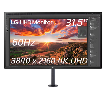 LG Monitor 31.5" 4K UHD 32UK580-B - Resolución 3840 x 2160