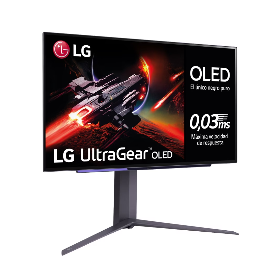 Monitor Gaming LG UltraGear OLED 27" 27GR95QE-B con 240Hz y 0.03ms, Negro