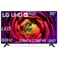 Smart TV LG 55" UHD 4K 55UR7800PSB con Retroiluminación LED y WebOS, Negro