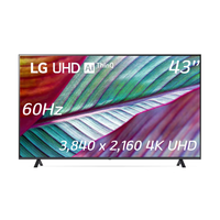 Smart TV LG 43" UHD 4K 43UR7800 con Retroiluminación LED y WebOS, Negro