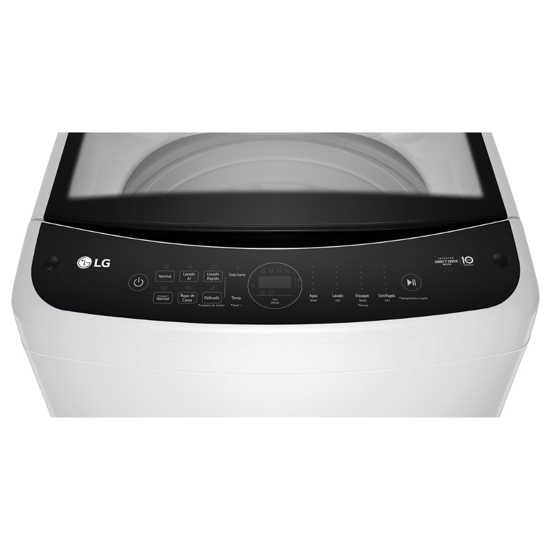 LG Lavadora de Carga Superior 19Kg - Color Blanco - Modelo WT19WV6