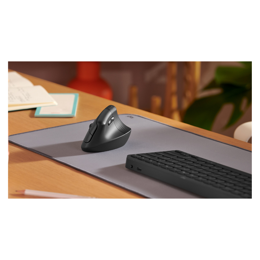 Logitech Lift Left Vertical Ergonomic Mouse - Ratón Vertical - Ergonómico 910-006467