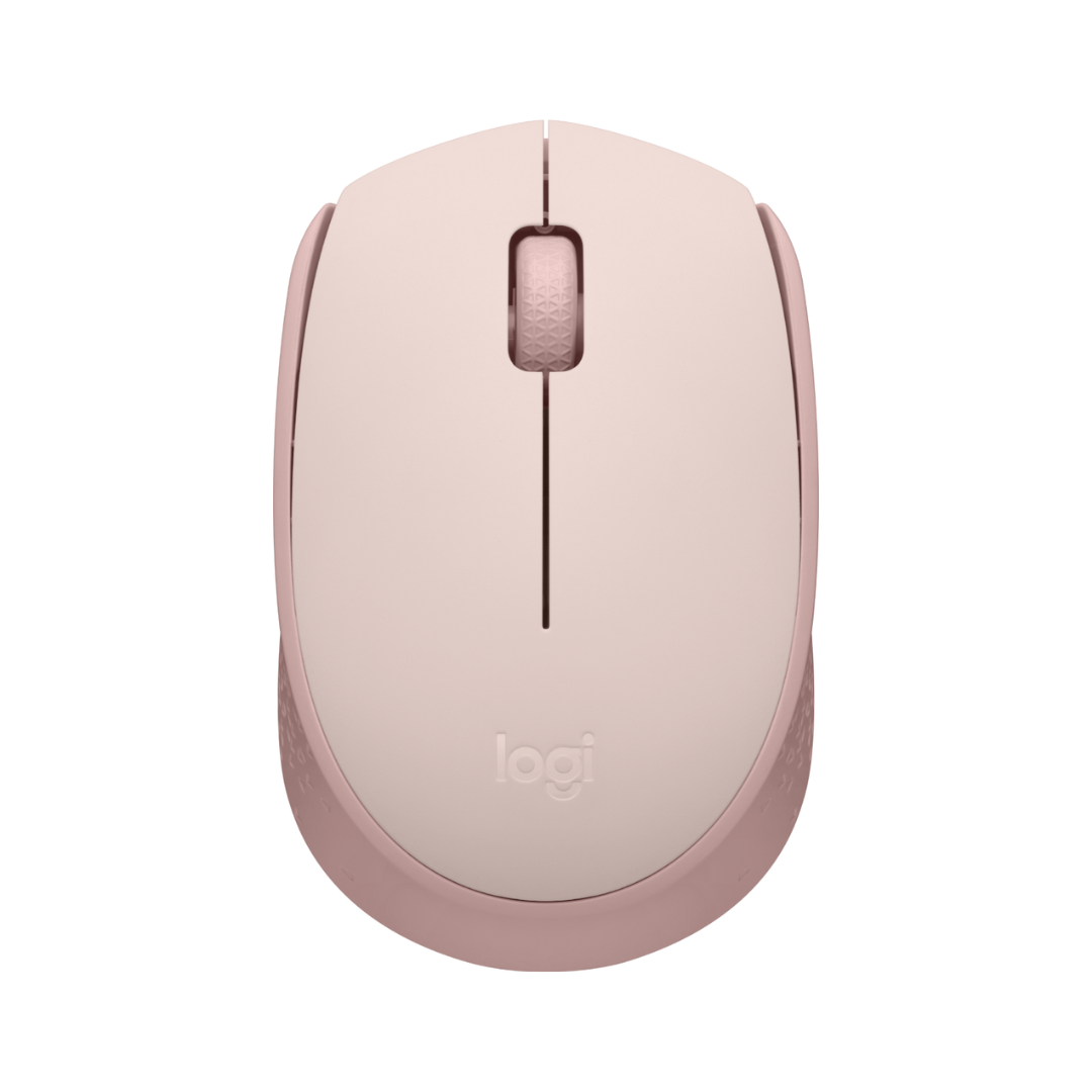 Logitech M170 Wireless Mouse, Ambidextrous, Rose - Ratón - Diestro Y Zurdo 910-006862