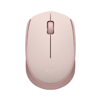 Logitech M170 Wireless Mouse, Ambidextrous, Rose - Ratón - Diestro Y Zurdo 910-006862