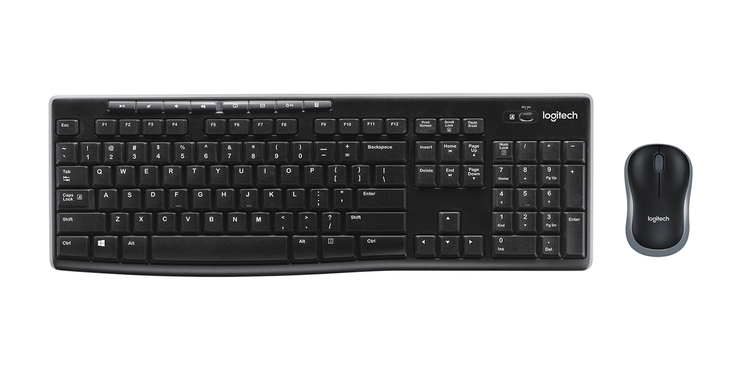 Logitech Mk270 Wireless Combo - Juego De Teclado Y Ratón - Inalámbrico