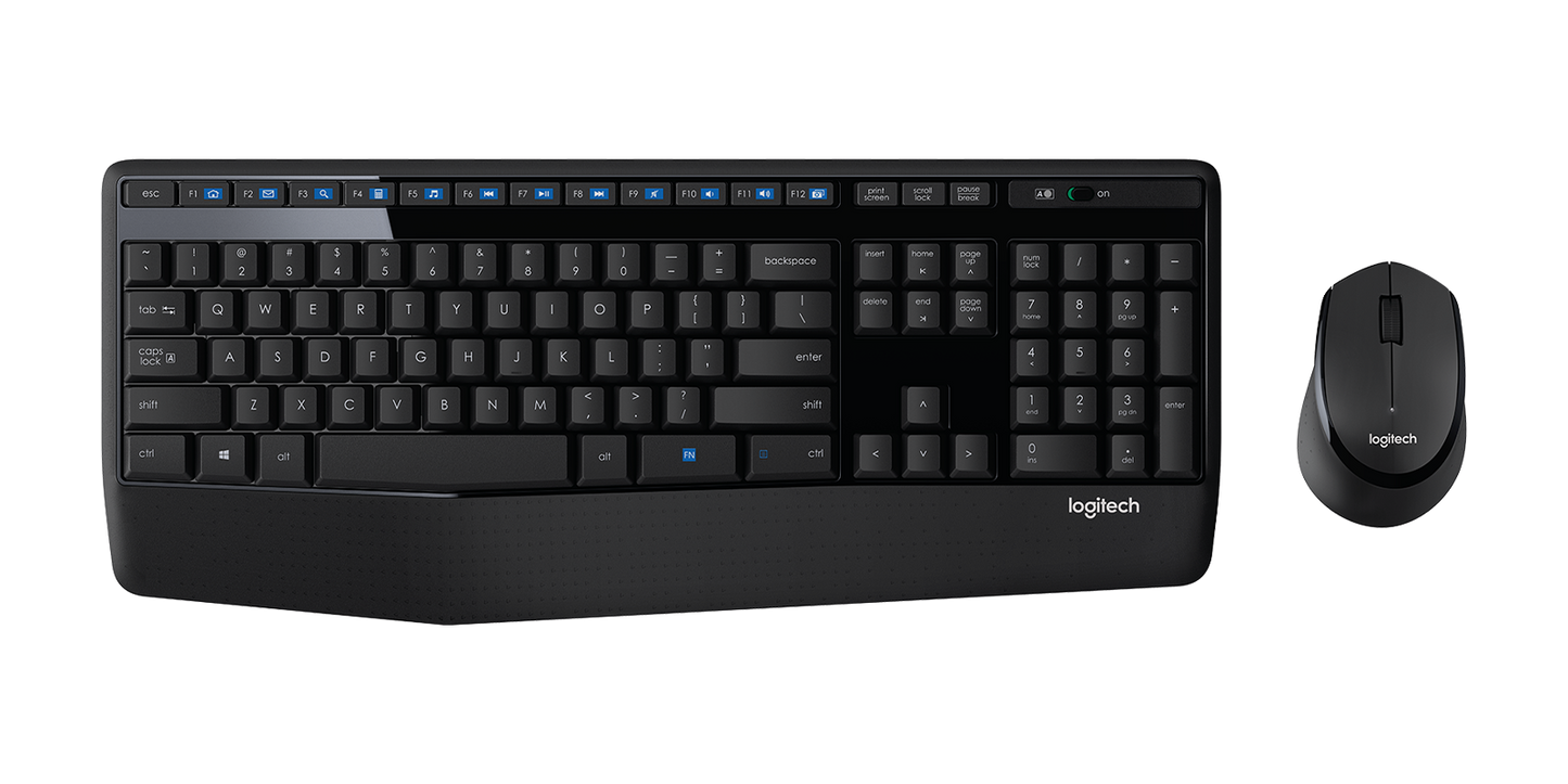 Logitech Wireless Combo Mk345 - Juego De Teclado Y Ratón - Inalámbrico