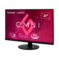 Monitor Gaming ViewSonic Omni VX2716 27" Curvo Full HD LED con 165Hz y 1ms, Negro