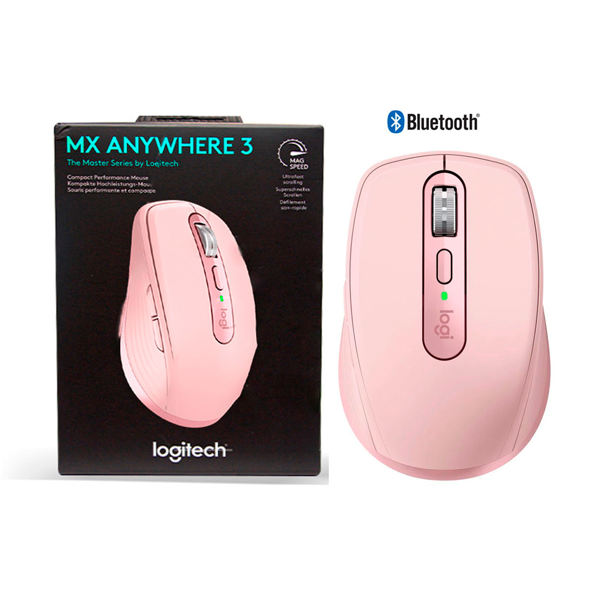 Logitech Mx Anywhere 3 - Ratón - Laser 910-005986