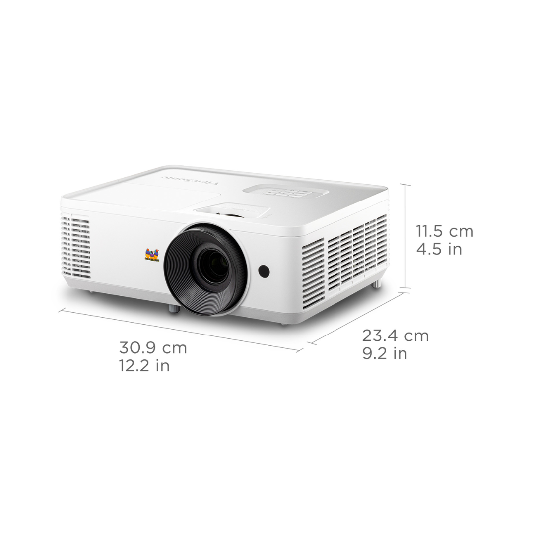 Proyector ViewSonic PA700S DLP con 4,500 ANSI lúmenes y Resolución SVGA, Blanco