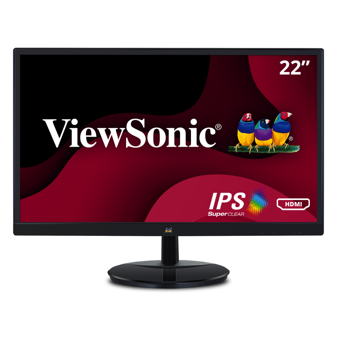 Monitor ViewSonic VA2259-SMH 22" Full HD LED con Tecnología IPS y Altavoces Integrados, Negro