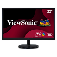 Monitor ViewSonic VA2259-SMH 22" Full HD LED con Tecnología IPS y Altavoces Integrados, Negro