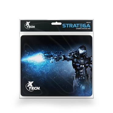 Mouse Pad Xtech Stratega XTA-183 con Base Antideslizante y Superficie Suave