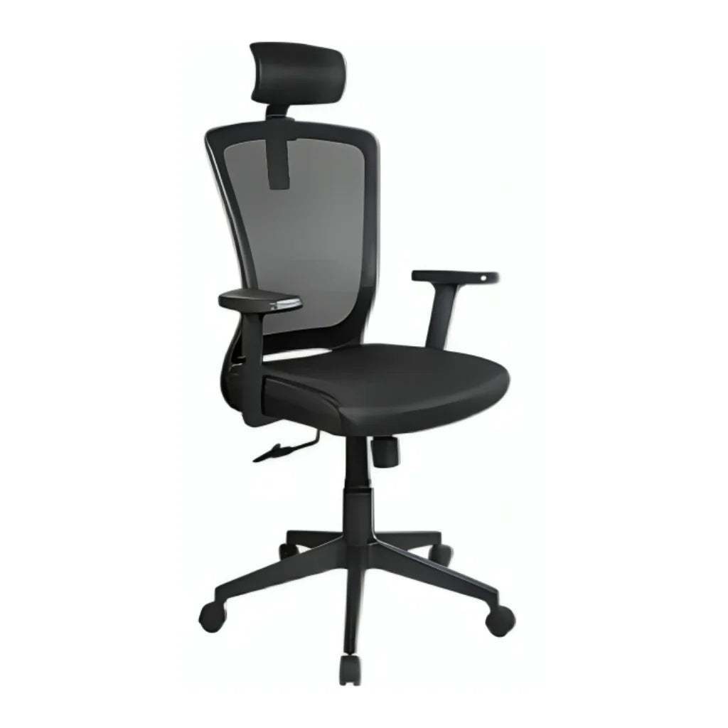 Silla Ejecutiva Xtech XTF-OC414 Ergonómica con Reposabrazos y Respaldo Ajustables, Negro