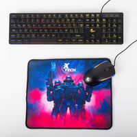 Xtech - Keyboard, Mouse And Mouse Pad - Wired Xtk-535S