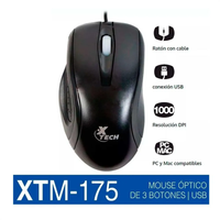 Xtech Xtm-175  - Ratón - Usb